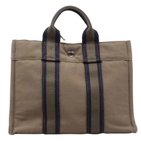 hermes tote canvas